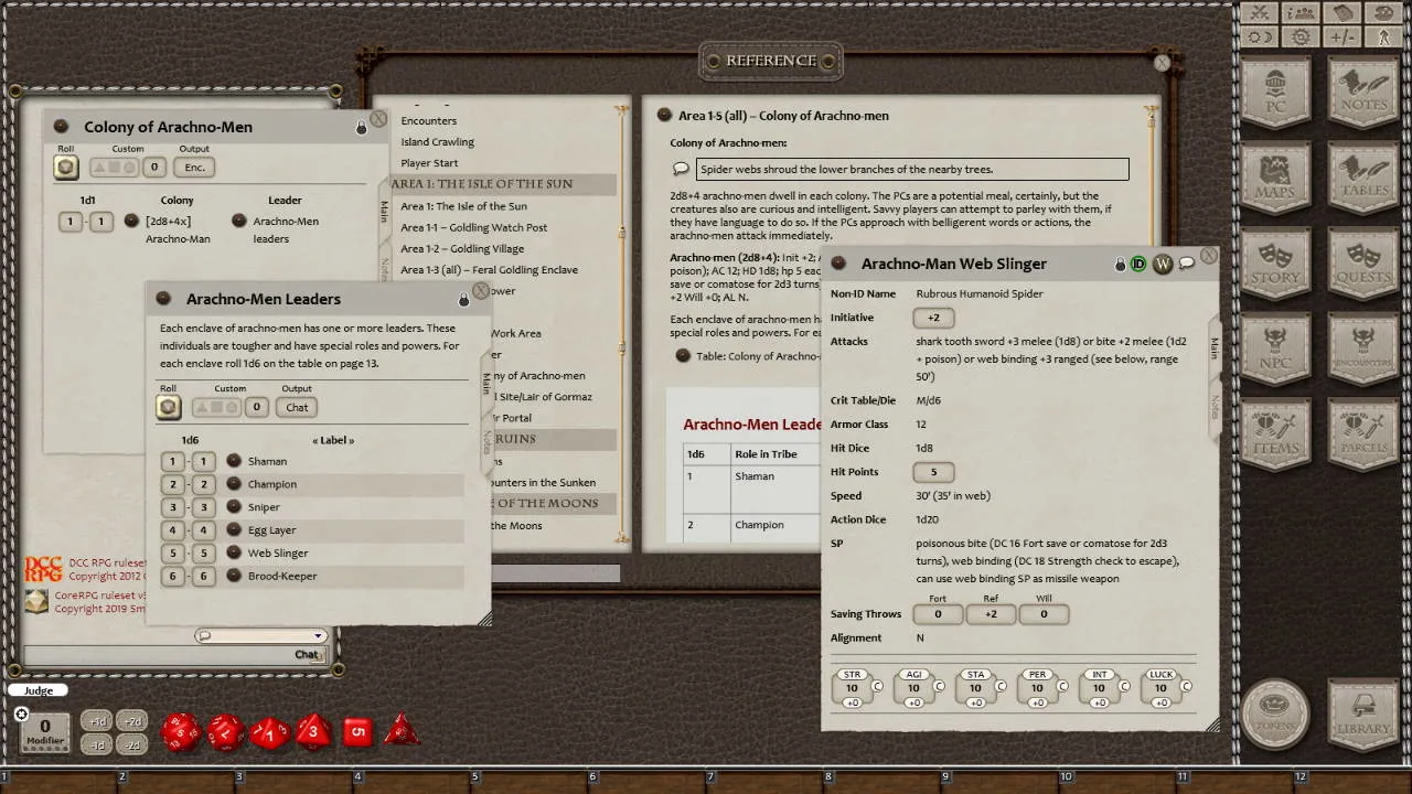 Fantasy Grounds - Dungeon Crawl Classic #93: Moon-Slaves of the Cannibal Kingdom Screenshot 0