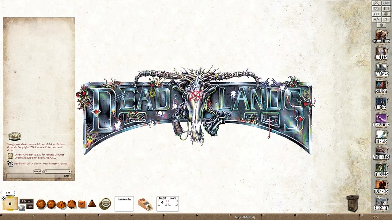 Fantasy Grounds - Deadlands Lost Colony Screenshot 4