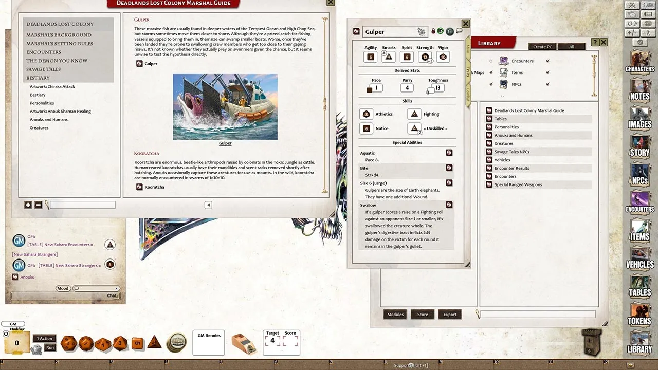 Fantasy Grounds - Deadlands Lost Colony Screenshot 2
