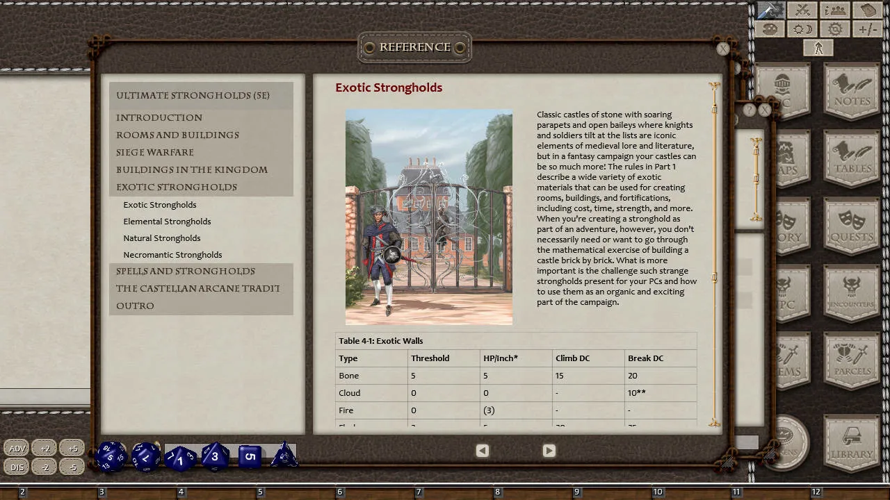 Fantasy Grounds - Ultimate Strongholds Screenshot 1