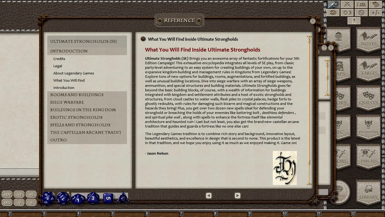 Fantasy Grounds - Ultimate Strongholds Screenshot 2