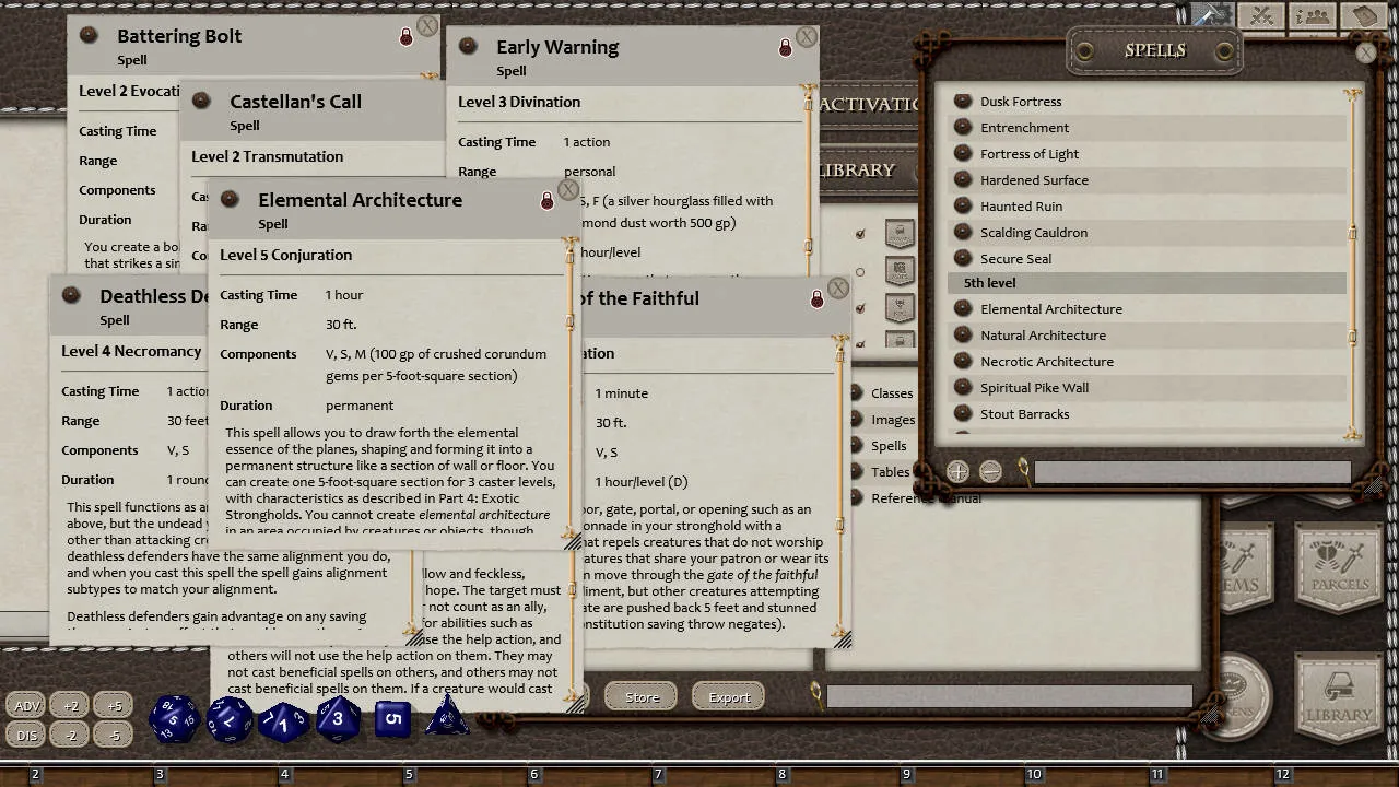 Fantasy Grounds - Ultimate Strongholds Screenshot 4