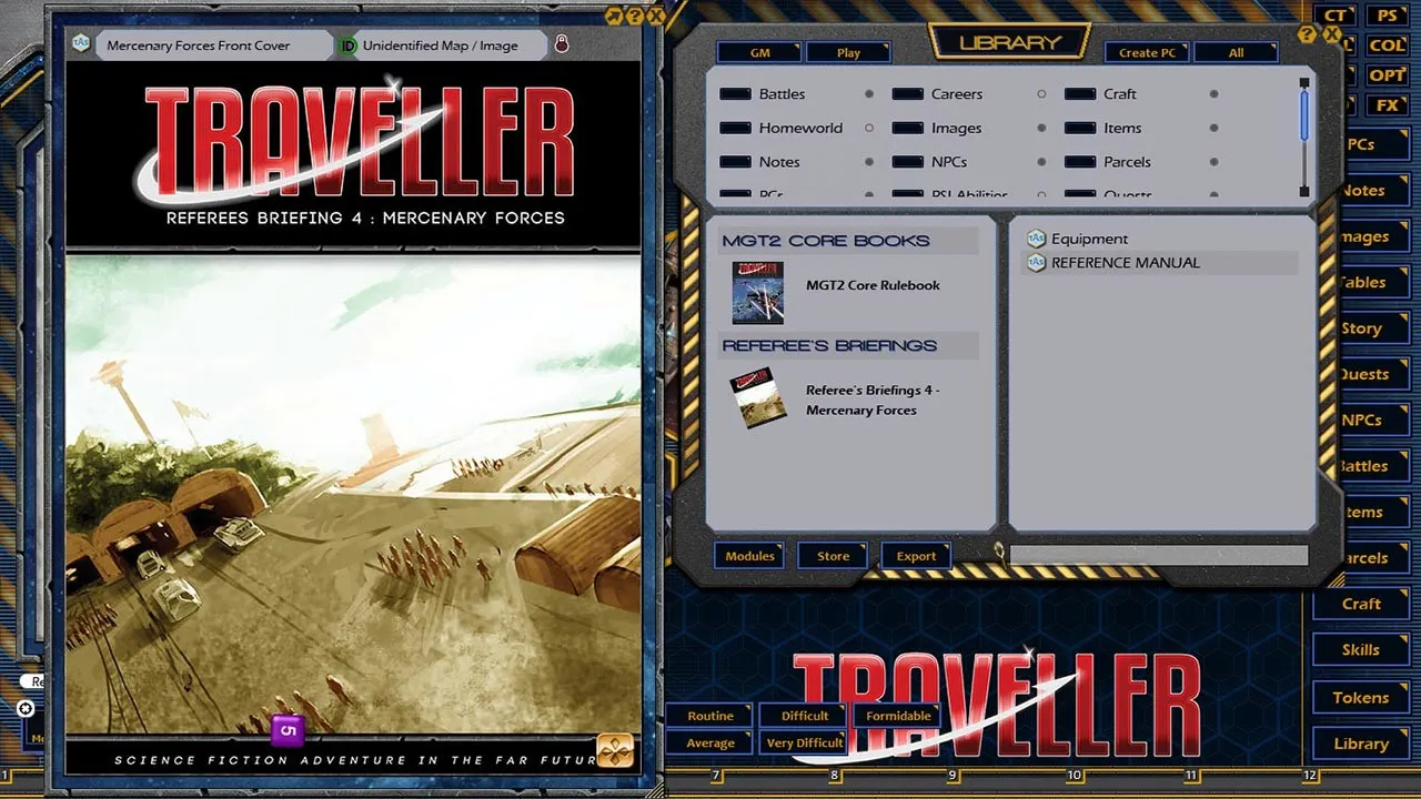 Fantasy Grounds - Referee's Briefing 4: Mercenary Forces Screenshot 1