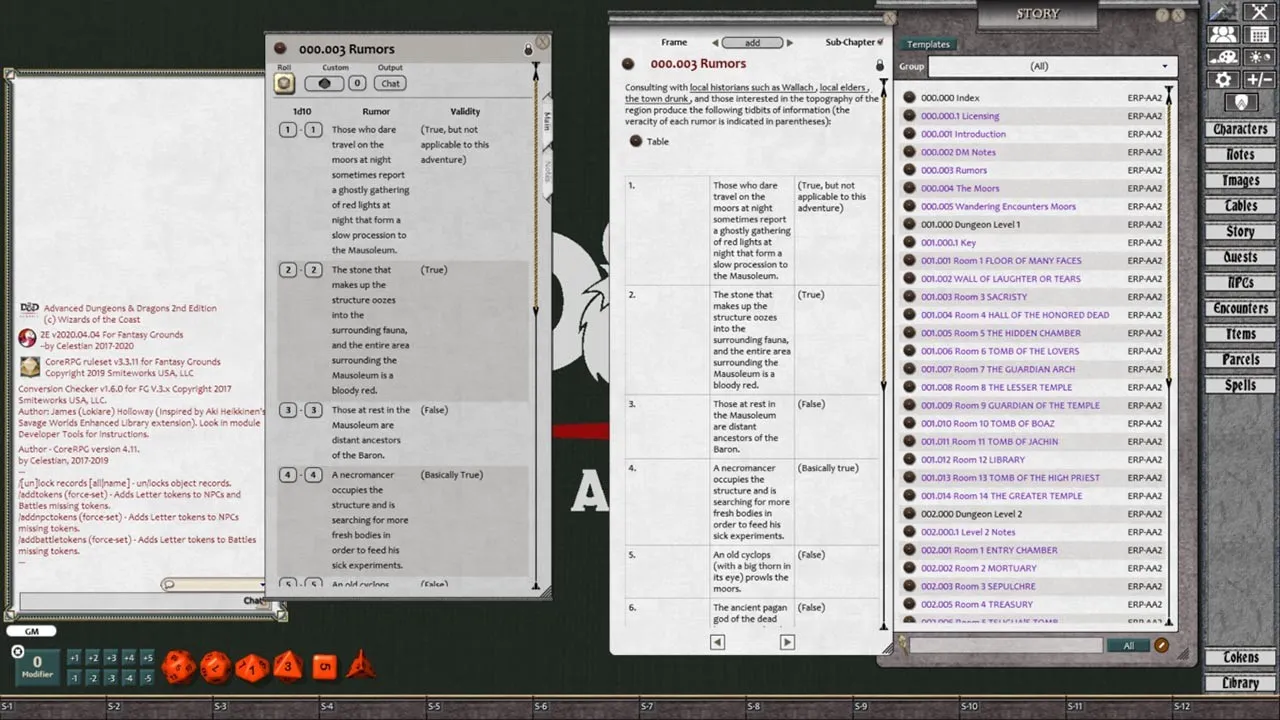 Fantasy Grounds - Advanced Adventures #2: The Red Mausoleum Screenshot 2