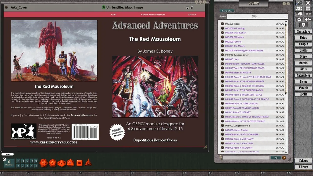 Fantasy Grounds - Advanced Adventures #2: The Red Mausoleum Screenshot 3