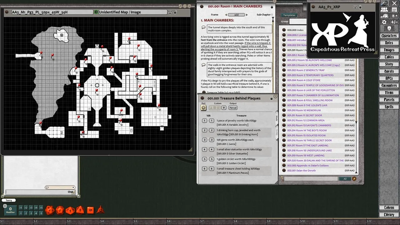 Fantasy Grounds - Advanced Adventures #3: The Curse of the Witch Head Screenshot 1