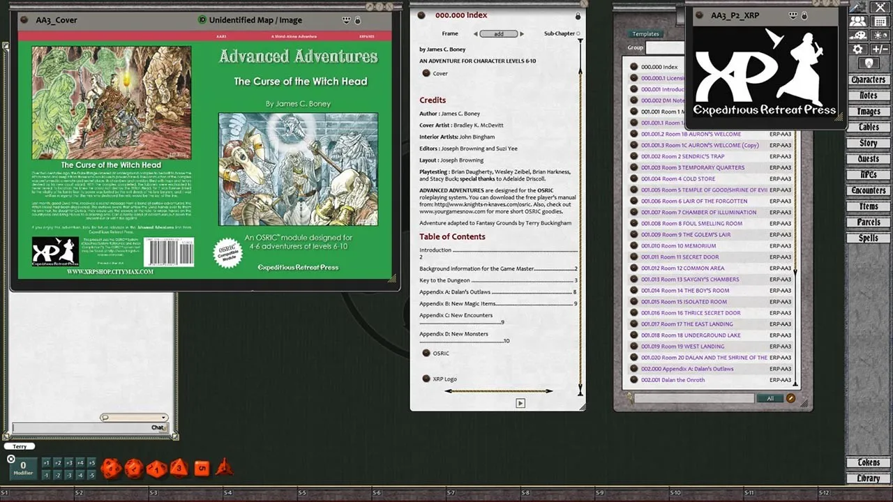 Fantasy Grounds - Advanced Adventures #3: The Curse of the Witch Head Screenshot 0