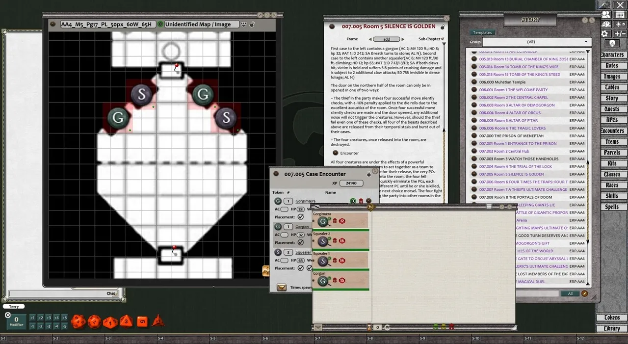 Fantasy Grounds - Advanced Adventures #4: Prison of Meneptah Screenshot 0