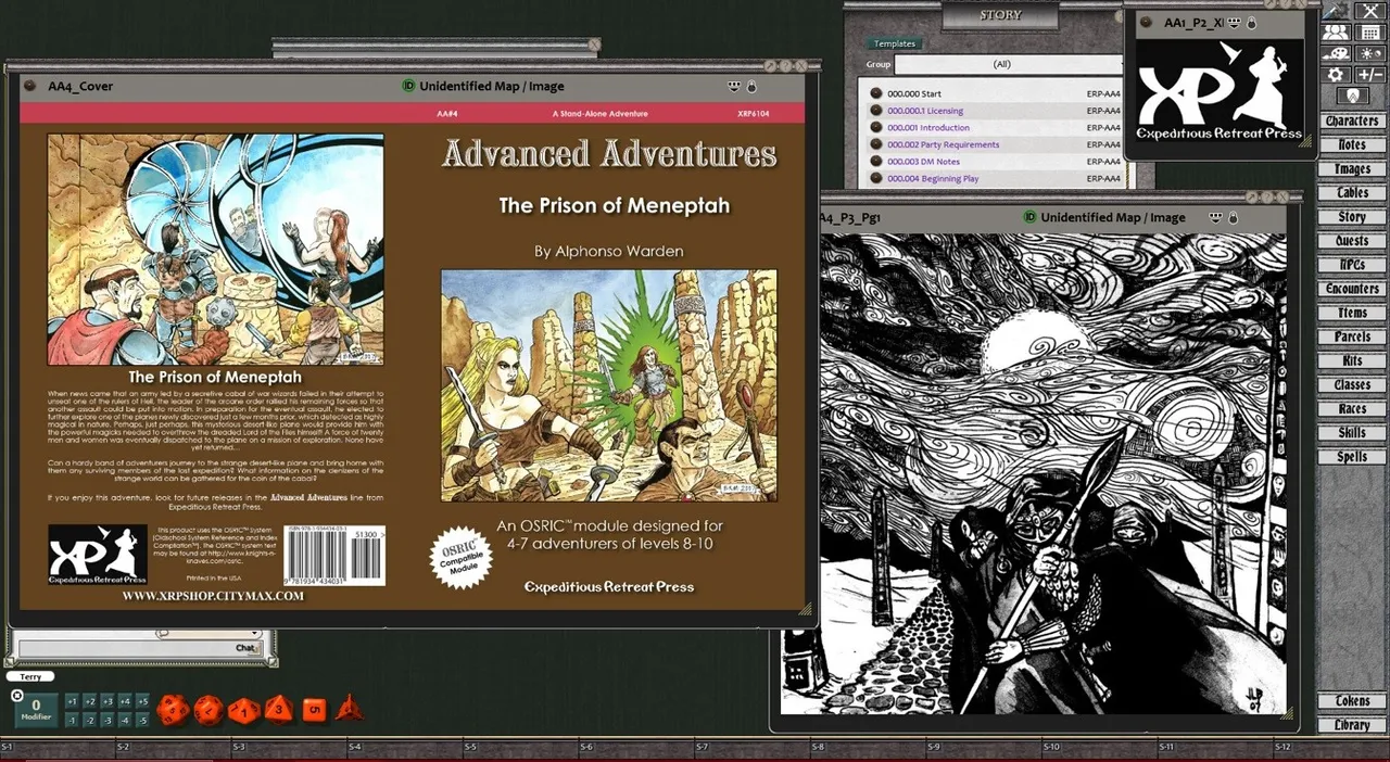 Fantasy Grounds - Advanced Adventures #4: Prison of Meneptah Screenshot 4