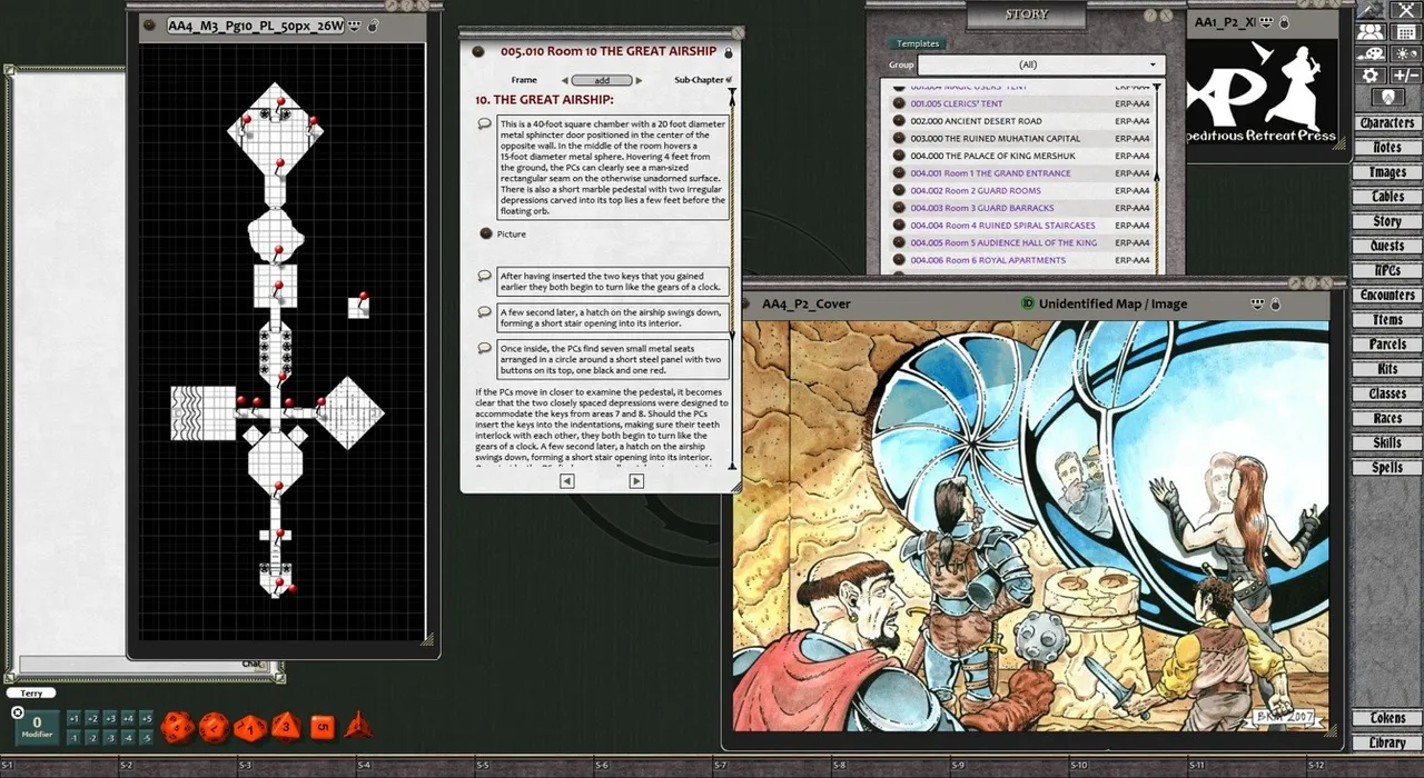 Fantasy Grounds - Advanced Adventures #4: Prison of Meneptah Screenshot 1