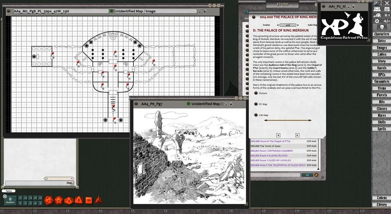 Fantasy Grounds - Advanced Adventures #4: Prison of Meneptah Screenshot 2