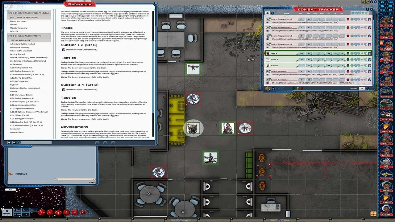 Fantasy Grounds - Starfinder RPG - Starfinder Society Scenario #2-21: Illegal Shipment Screenshot 2