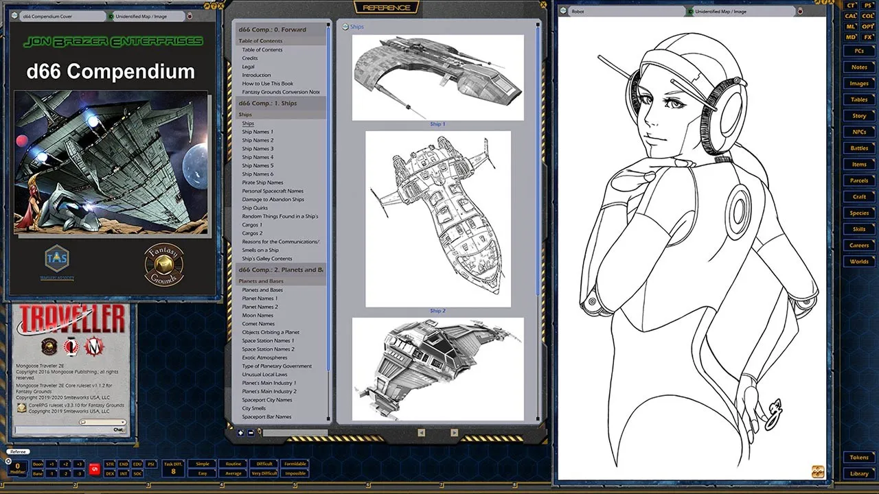 Fantasy Grounds - D66 Compendium Screenshot 3