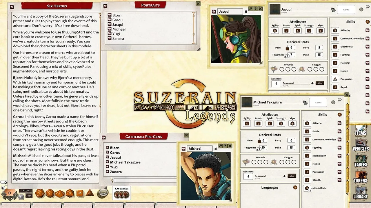 Fantasy Grounds - Gatherall JumpStart Screenshot 2