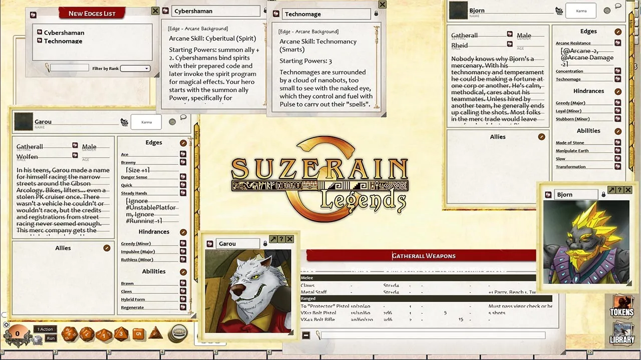 Fantasy Grounds - Gatherall JumpStart Screenshot 1