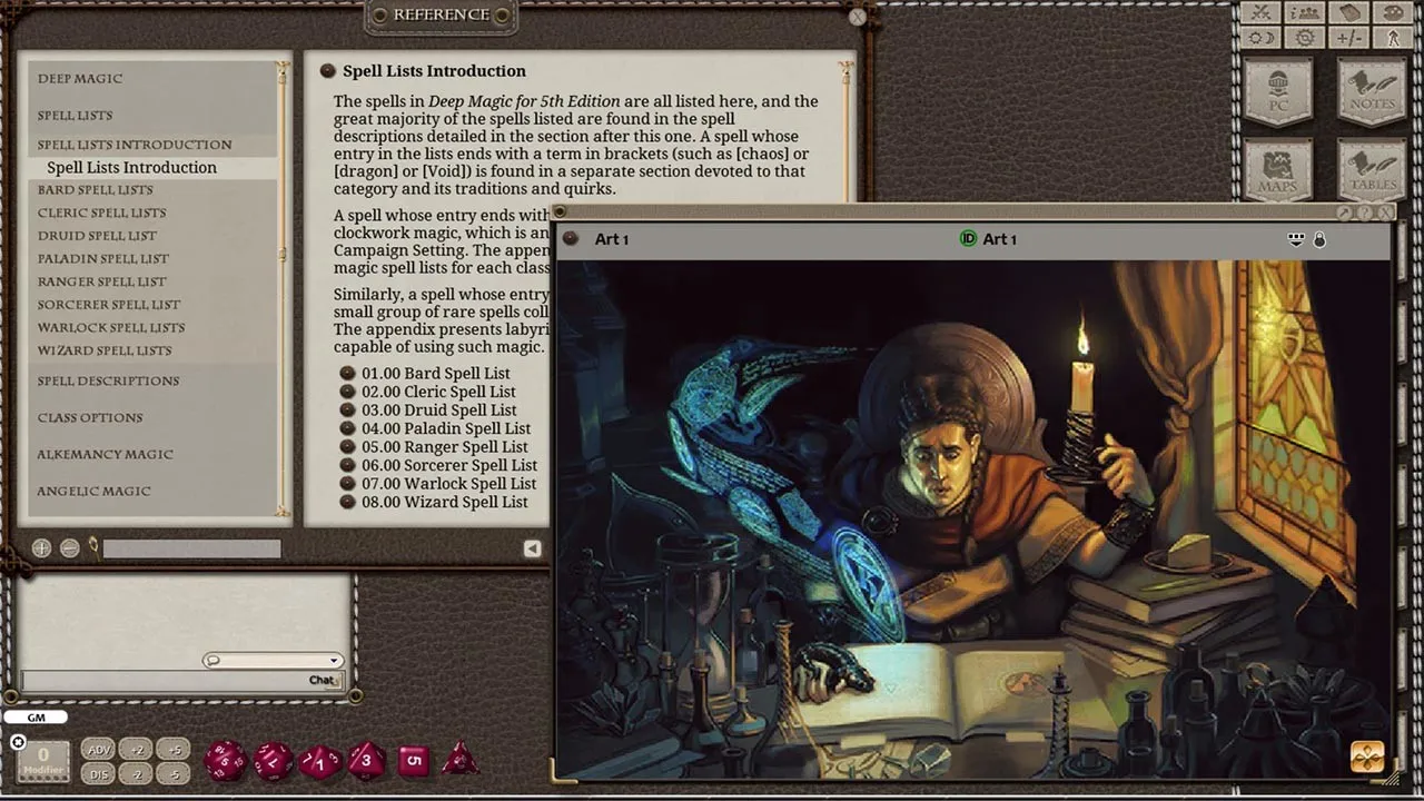 Fantasy Grounds - Deep Magic Screenshot 1