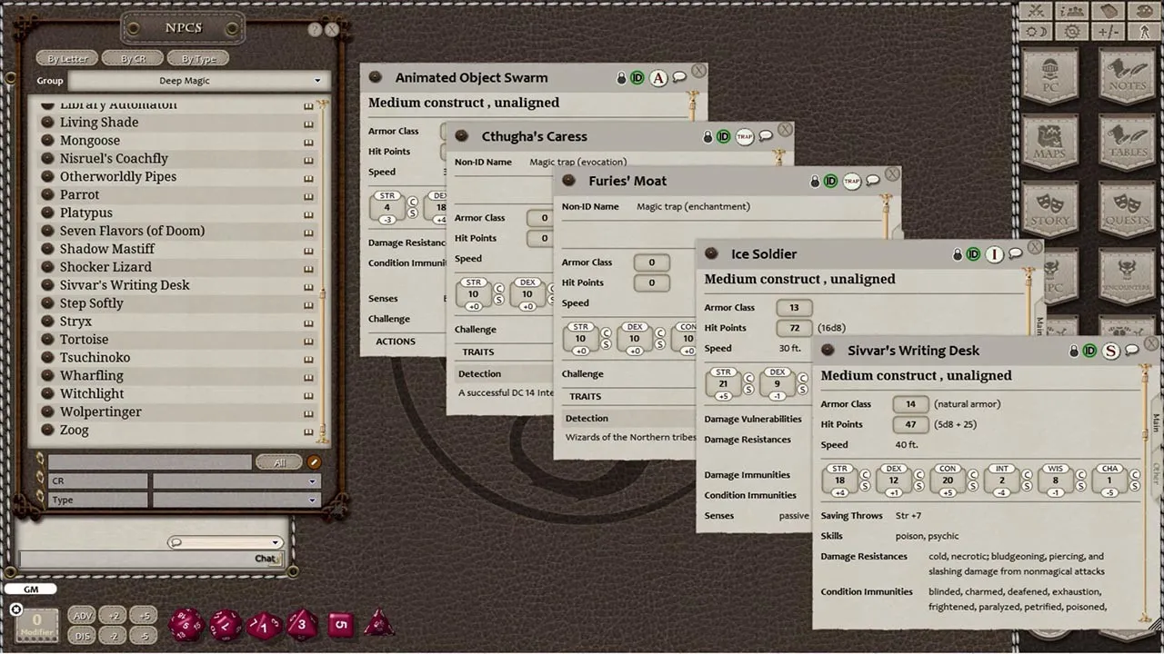 Fantasy Grounds - Deep Magic Screenshot 0