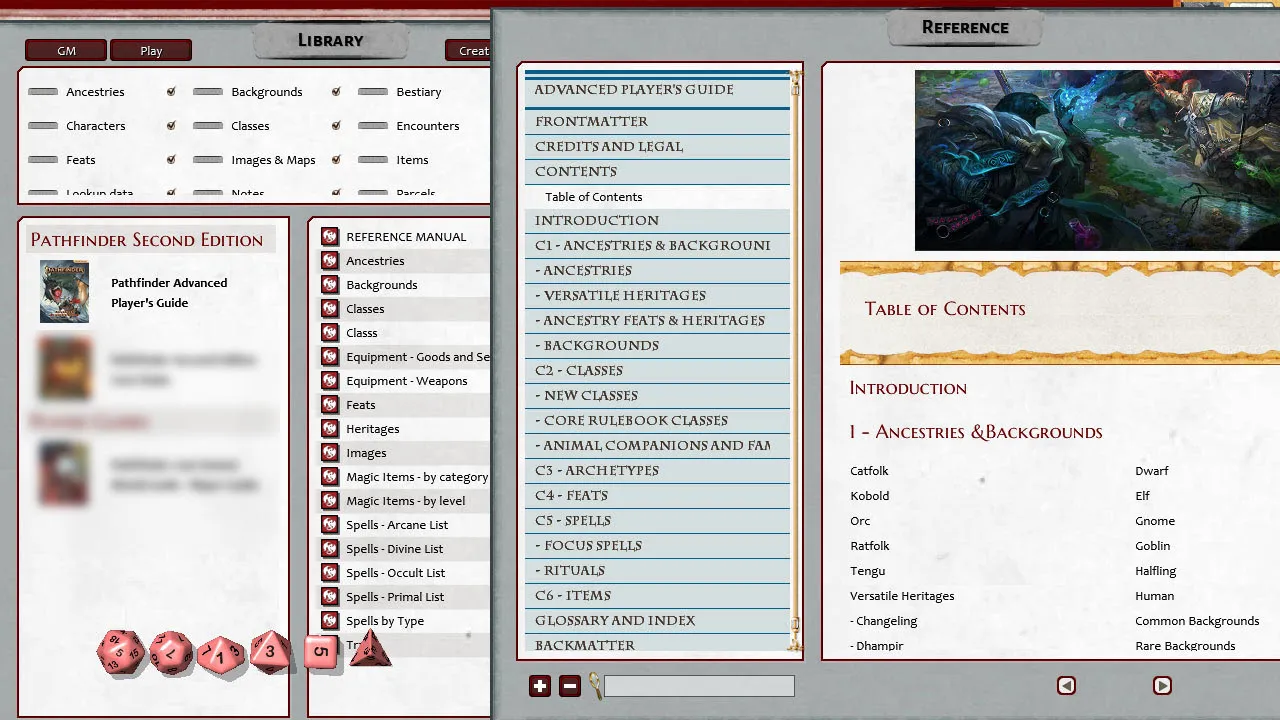 Fantasy Grounds - Pathfinder 2 RPG - Pathfinder Advanced Player's Guide Screenshot 4