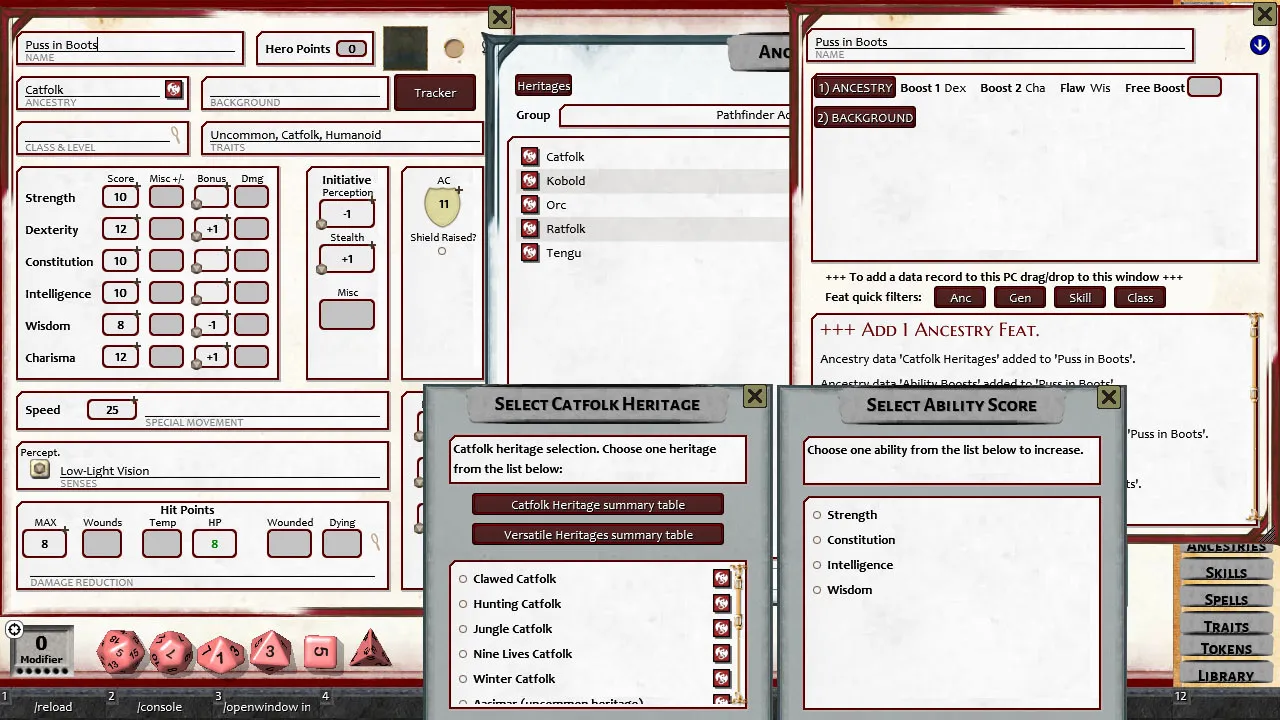 Fantasy Grounds - Pathfinder 2 RPG - Pathfinder Advanced Player's Guide Screenshot 1