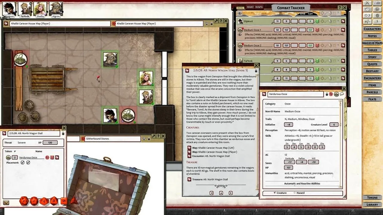 Fantasy Grounds - Pathfinder RPG 2 - Pathfinder Adventure: The Slithering Screenshot 5