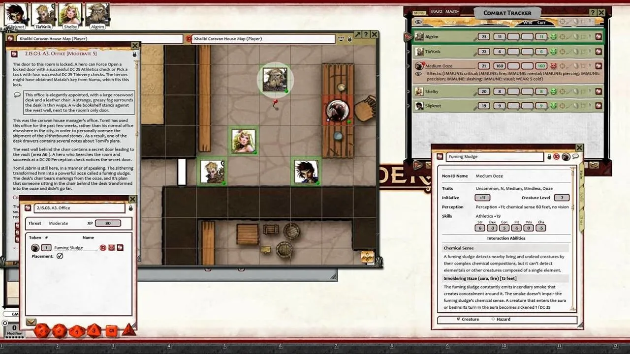 Fantasy Grounds - Pathfinder RPG 2 - Pathfinder Adventure: The Slithering Screenshot 1