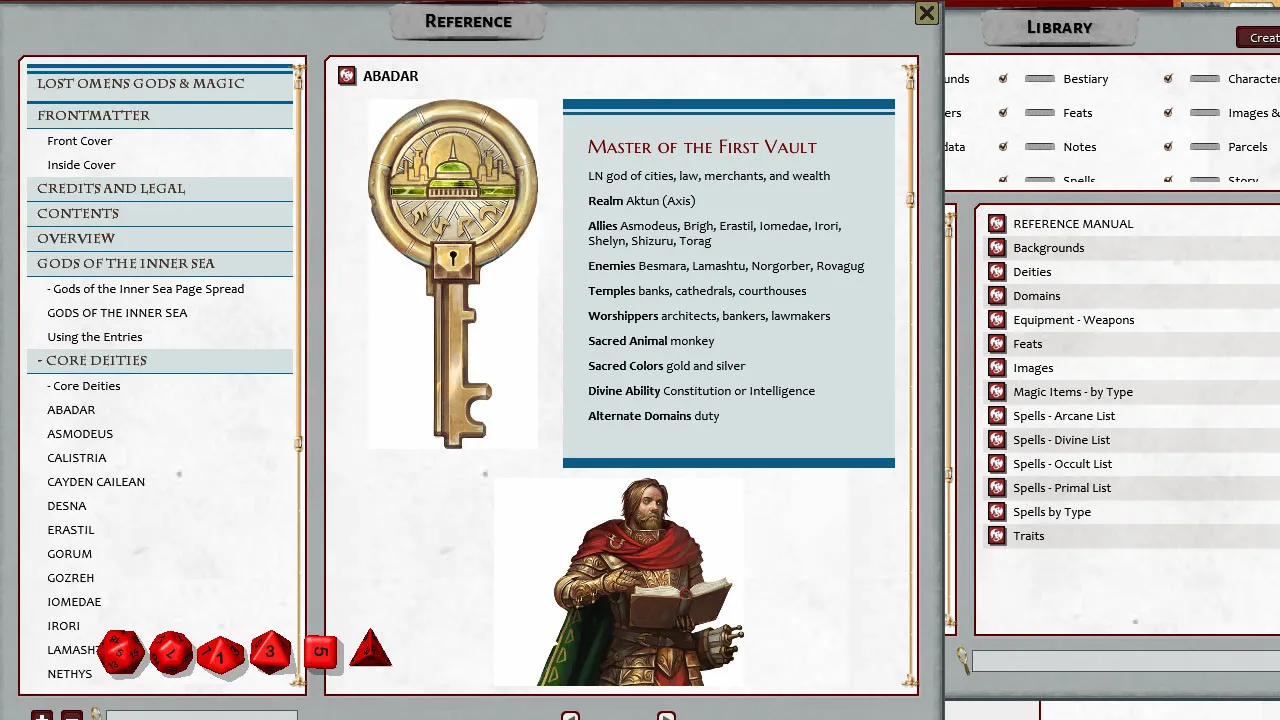 Fantasy Grounds - Pathfinder 2 RPG - Lost Omens: Gods & Magic Screenshot 0