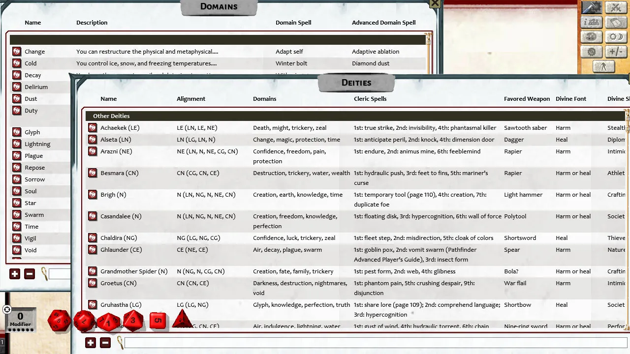 Fantasy Grounds - Pathfinder 2 RPG - Lost Omens: Gods & Magic Screenshot 3