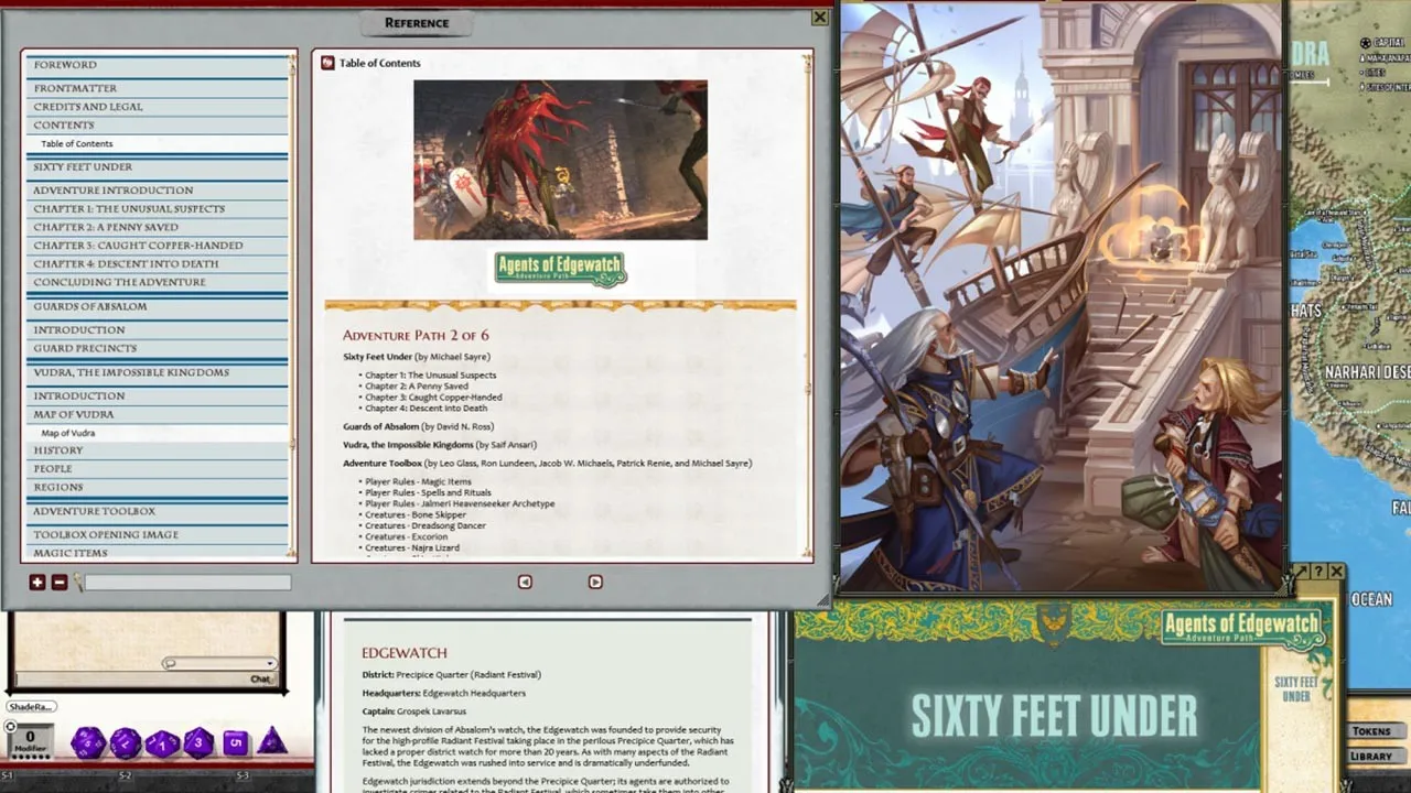 Fantasy Grounds - Pathfinder 2 RPG - Agents of Edgewatch AP 2: Sixty Feet Under Screenshot 1