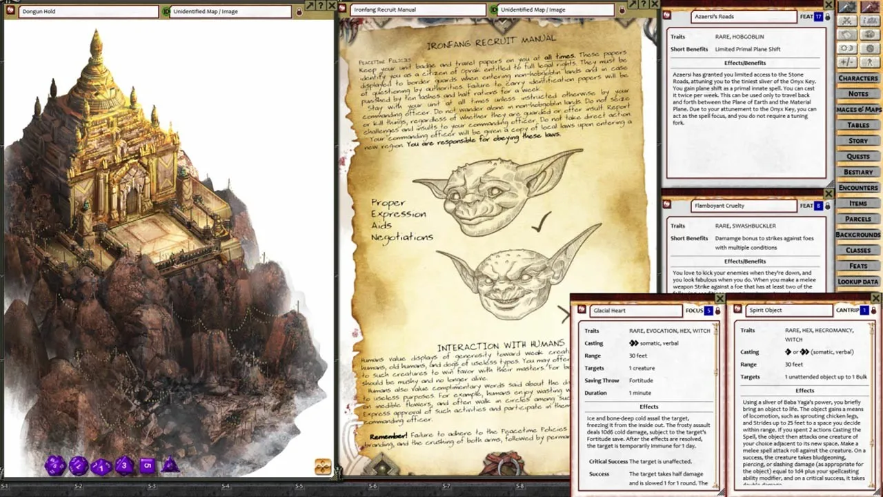 Fantasy Grounds - Pathfinder 2 RPG - Pathfinder Lost Omens: Legends Screenshot 3