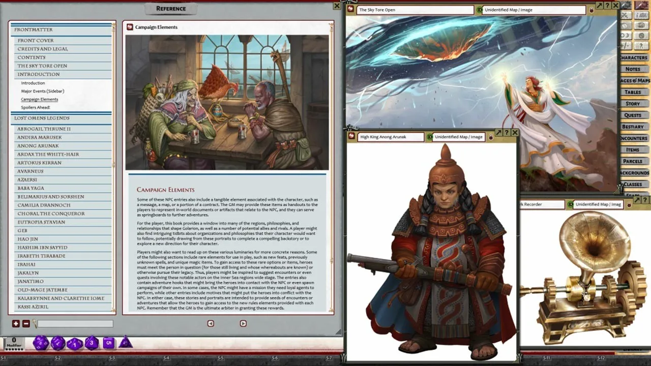 Fantasy Grounds - Pathfinder 2 RPG - Pathfinder Lost Omens: Legends Screenshot 0