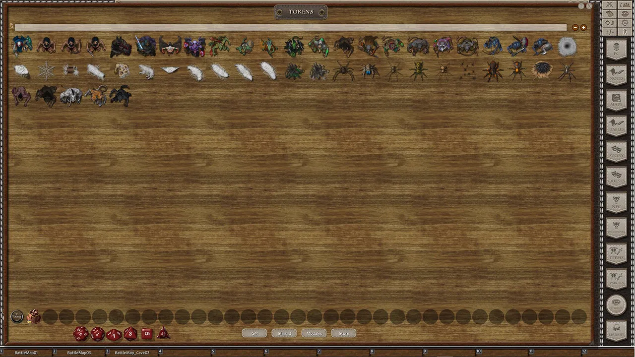 Fantasy Grounds - Devin Night Token Pack 142: Nasty Beasts Screenshot 0