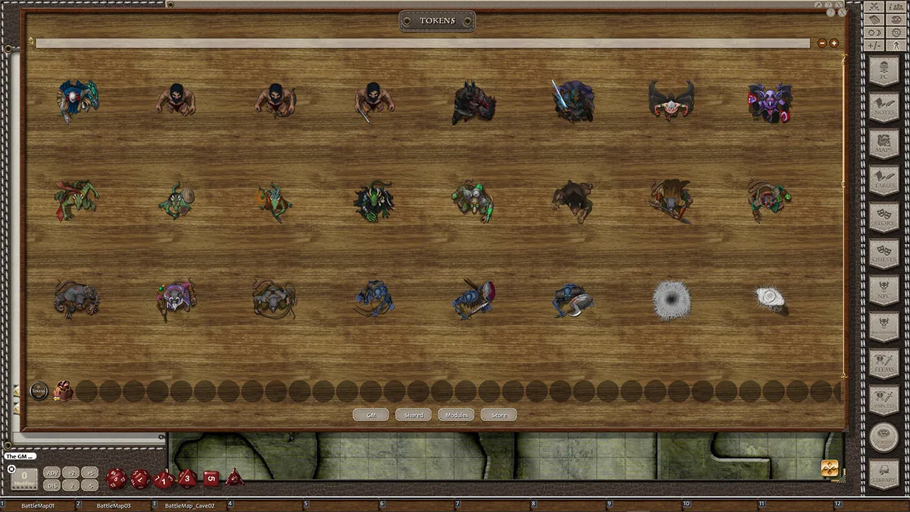 Fantasy Grounds - Devin Night Token Pack 142: Nasty Beasts Screenshot 1