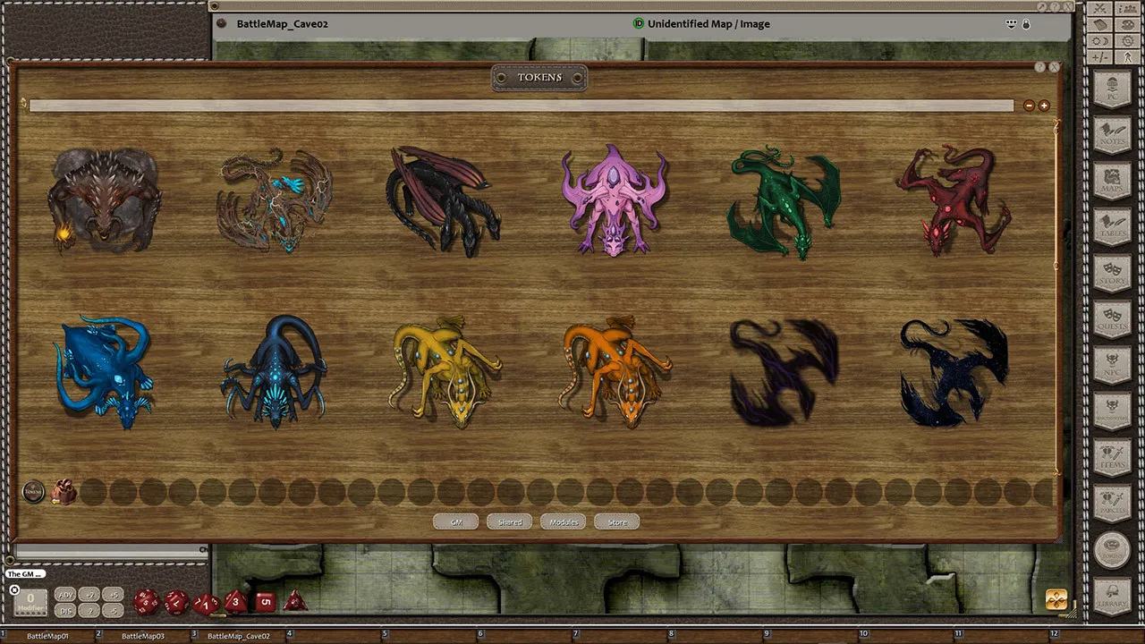 Fantasy Grounds - Devin Night Token Pack 143: Big Nasty Beasts Screenshot 1