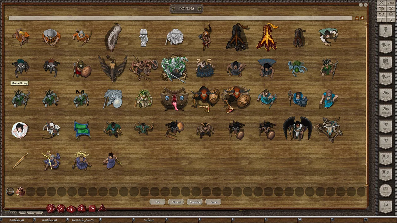 Fantasy Grounds - Devin Night Token Pack 145: Mythological Creatures Screenshot 0