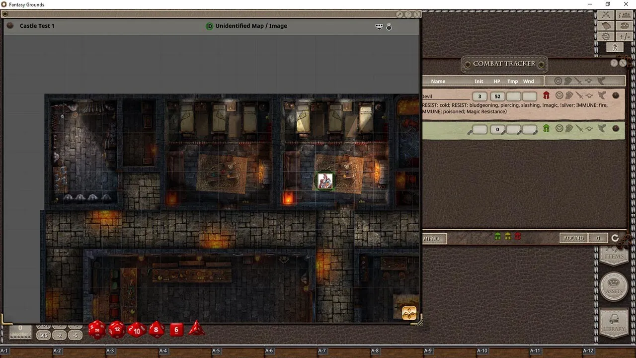 Fantasy Grounds - Black Scrolls Medieval Fantasy Castle (Map Tile Pack) Screenshot 5