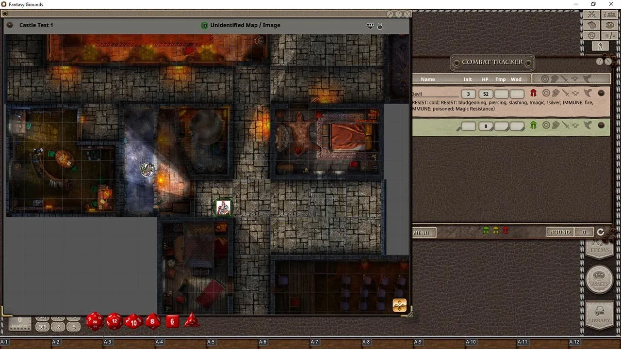Fantasy Grounds - Black Scrolls Medieval Fantasy Castle (Map Tile Pack) Screenshot 0