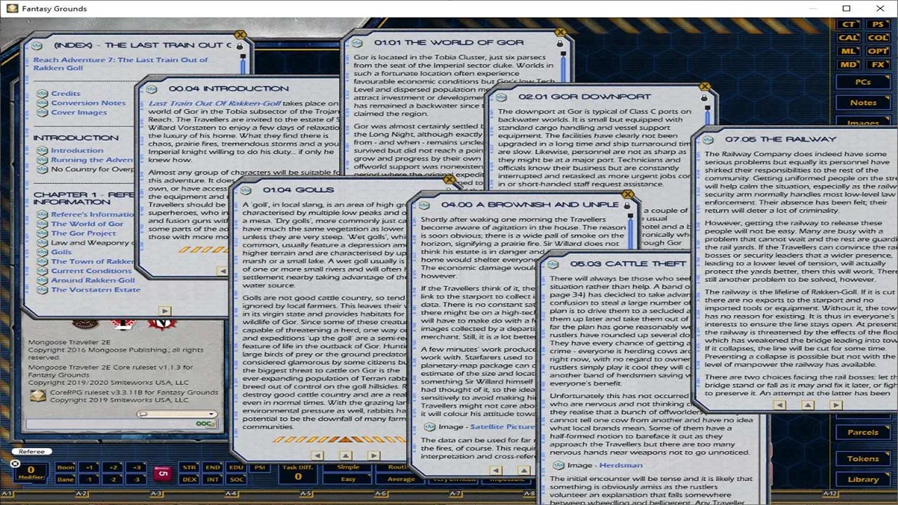 Fantasy Grounds - Reach Adventure 7: The Last Train Out of Rakken-Goll Screenshot 1