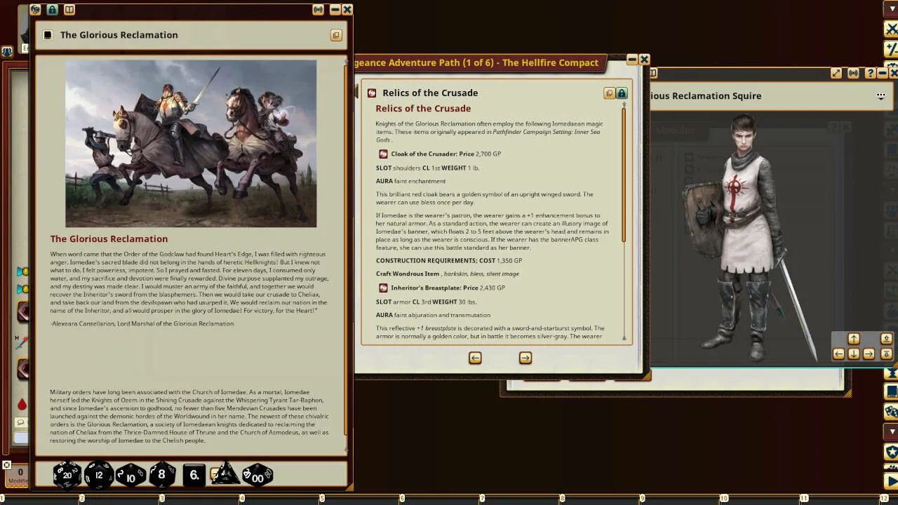 Fantasy Grounds - Pathfinder RPG - Hell's Vengeance AP 1: The Hellfire Compact Screenshot 3