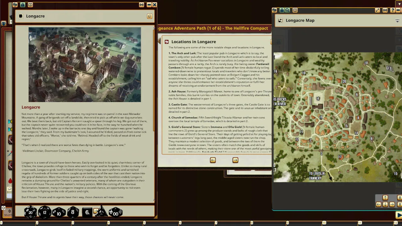 Fantasy Grounds - Pathfinder RPG - Hell's Vengeance AP 1: The Hellfire Compact Screenshot 0
