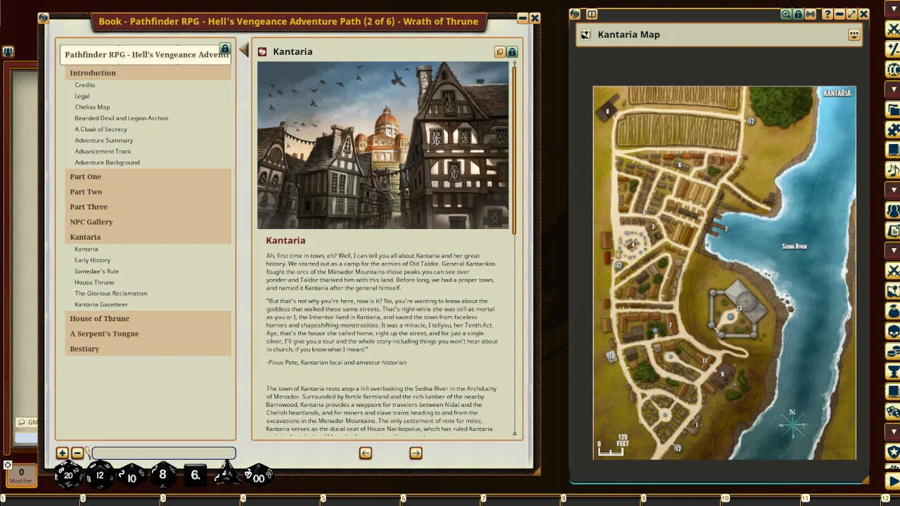 Fantasy Grounds - Pathfinder RPG - Hell's Vengeance AP 2: Wrath of Thrune Screenshot 4