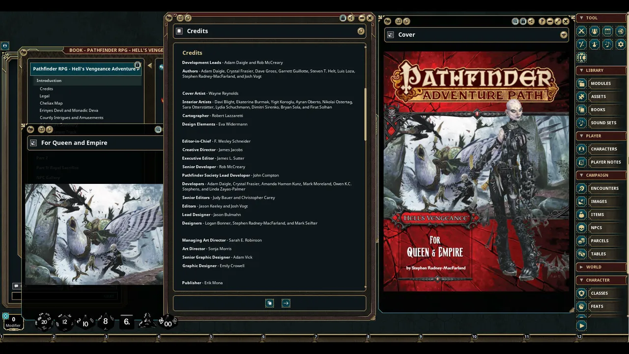 Fantasy Grounds - Pathfinder RPG - Hell's Vengeance AP 4: For Queen & Empire Screenshot 2