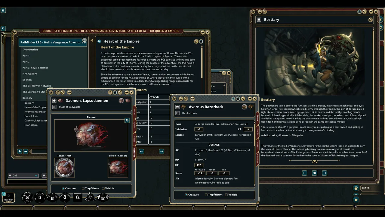 Fantasy Grounds - Pathfinder RPG - Hell's Vengeance AP 4: For Queen & Empire Screenshot 3