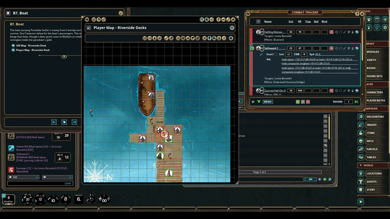 Fantasy Grounds - Pathfinder RPG - Hell's Vengeance AP 4: For Queen & Empire Screenshot 1