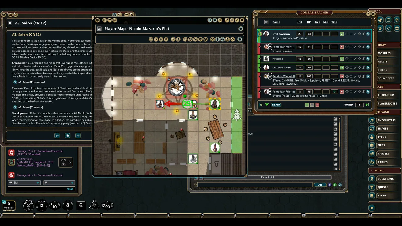 Fantasy Grounds - Pathfinder RPG - Hell's Vengeance AP 4: For Queen & Empire Screenshot 4