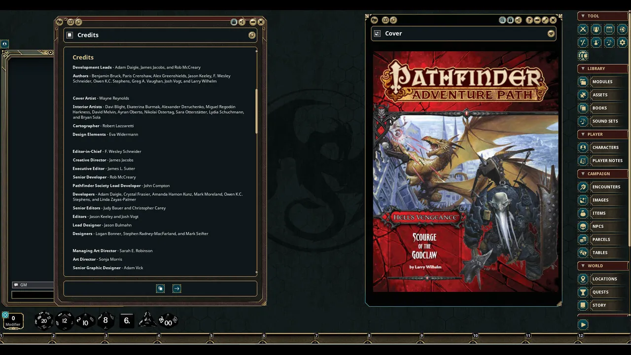 Fantasy Grounds - Pathfinder RPG - Hell's Vengeance AP 5: Scourge of the Godclaw Screenshot 0
