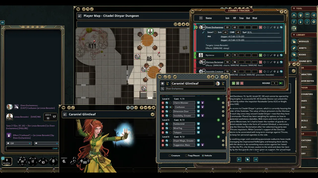 Fantasy Grounds - Pathfinder RPG - Hell's Vengeance AP 5: Scourge of the Godclaw Screenshot 1