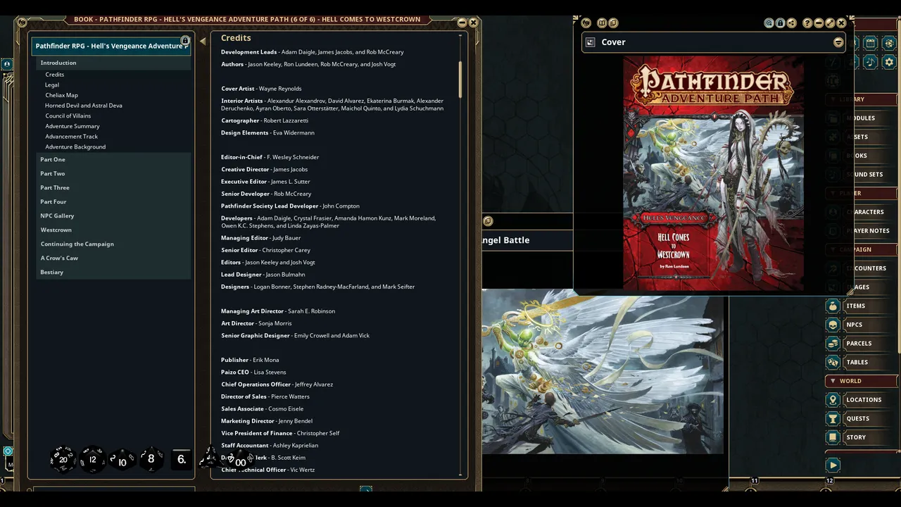 Fantasy Grounds - Pathfinder RPG - Hell's Vengeance AP 6: Hell Comes to Westcrown Screenshot 0
