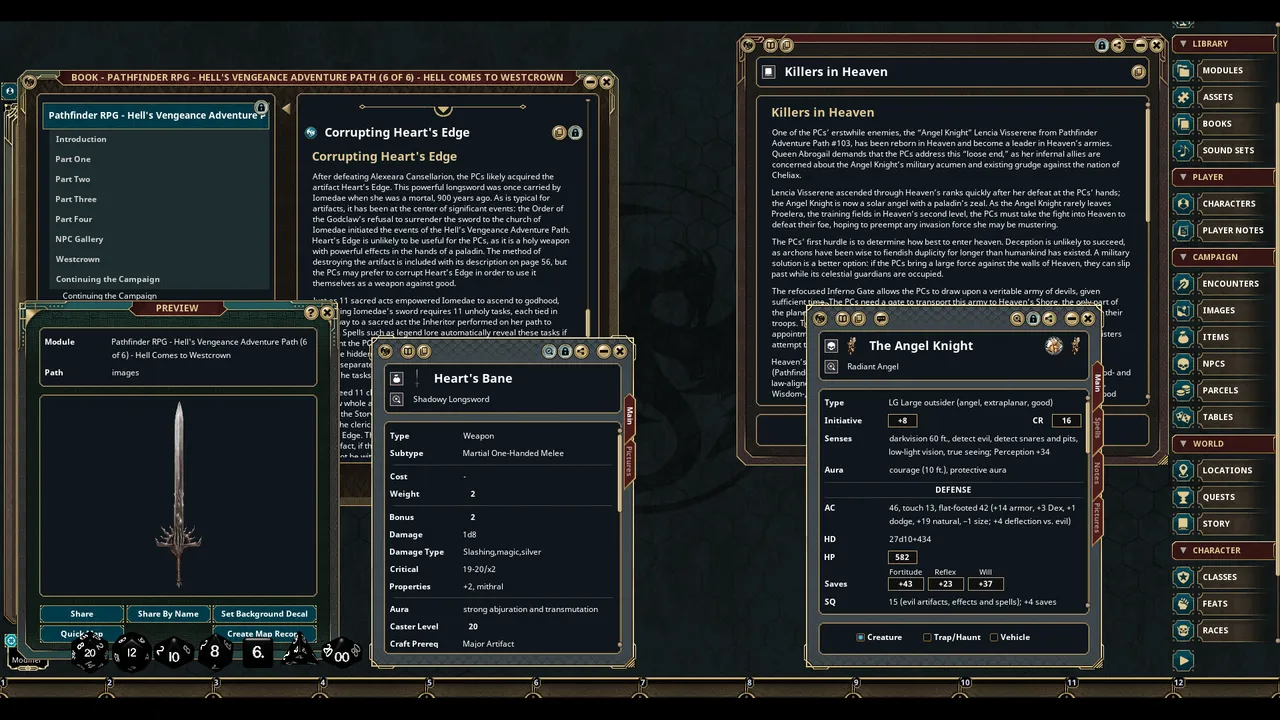 Fantasy Grounds - Pathfinder RPG - Hell's Vengeance AP 6: Hell Comes to Westcrown Screenshot 1