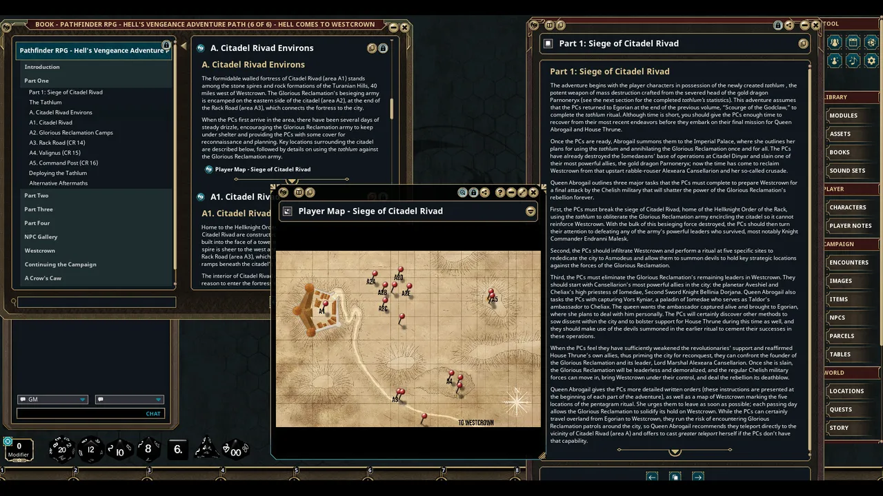 Fantasy Grounds - Pathfinder RPG - Hell's Vengeance AP 6: Hell Comes to Westcrown Screenshot 4