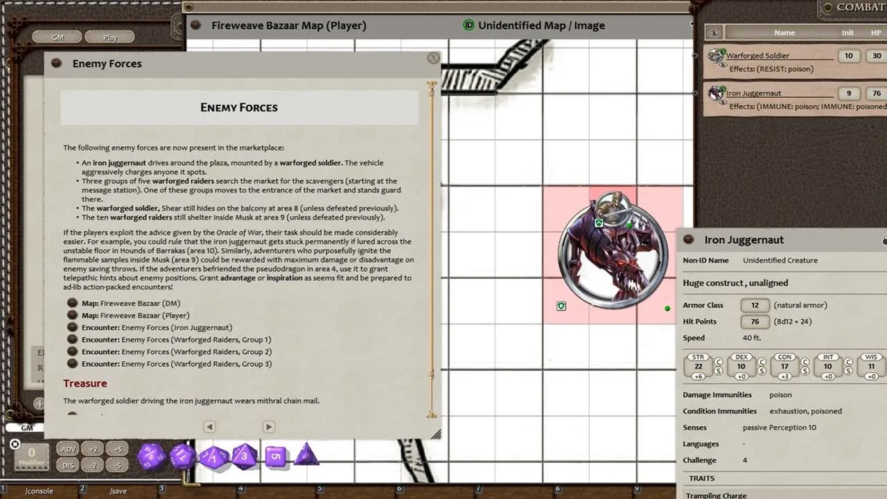 Fantasy Grounds - D&D Adventurers League EB-02 Voice in the Machine Screenshot 4